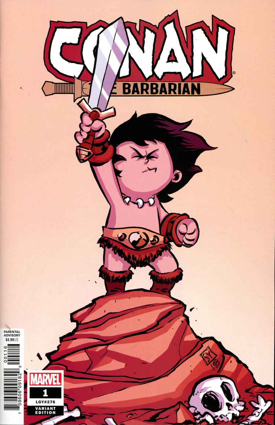 Conan The Barbarian Vol 4 #1 Cover G Variant Skottie Young Baby Cover