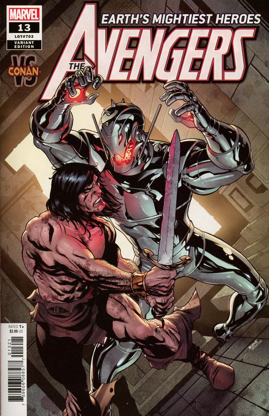 Avengers Vol 7 #13 Cover C Variant Mike McKone Conan vs Marvel Villains Cover
