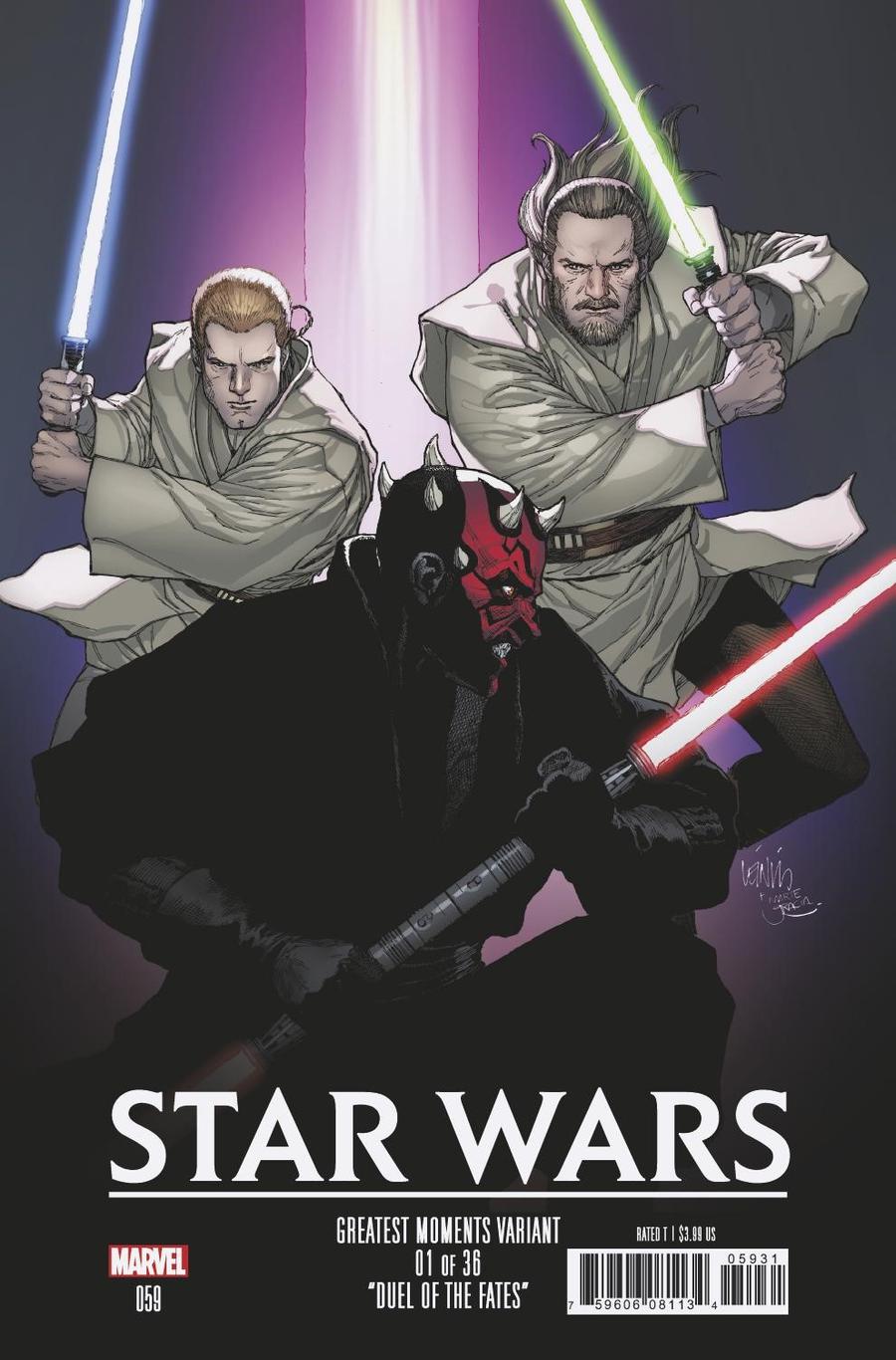 Star Wars Vol 4 #59 Cover C Variant Leinil Francis Yu Star Wars Greatest Moments Cover