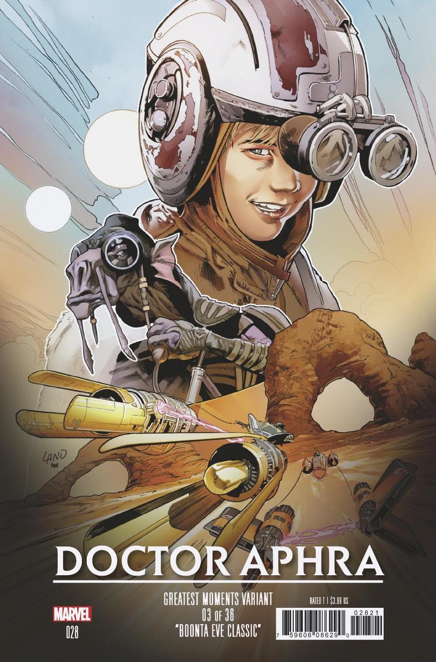 Star Wars Doctor Aphra #28 Cover B Variant Greg Land Star Wars Greatest Moments Cover