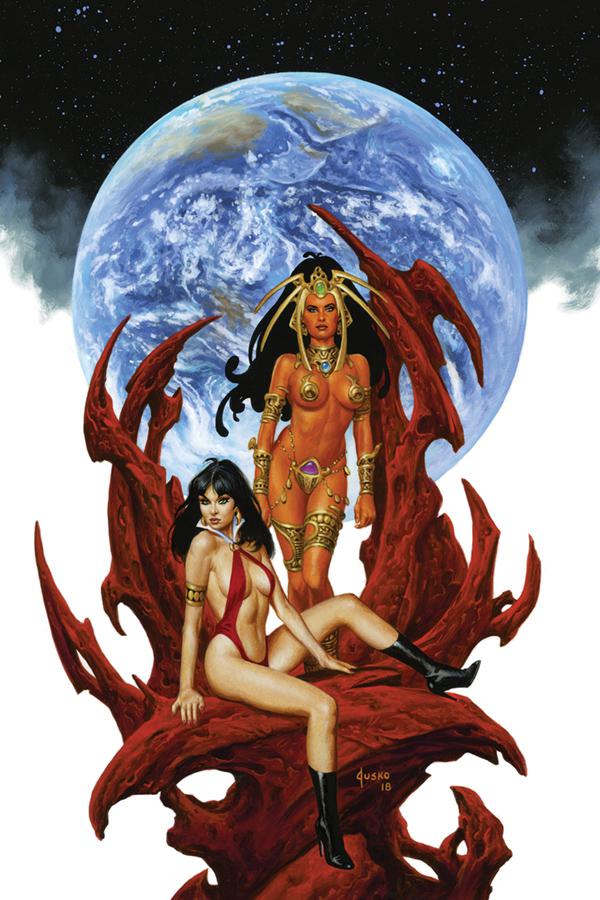 Vampirella Dejah Thoris #5 Cover G Incentive Joe Jusko Virgin Cover