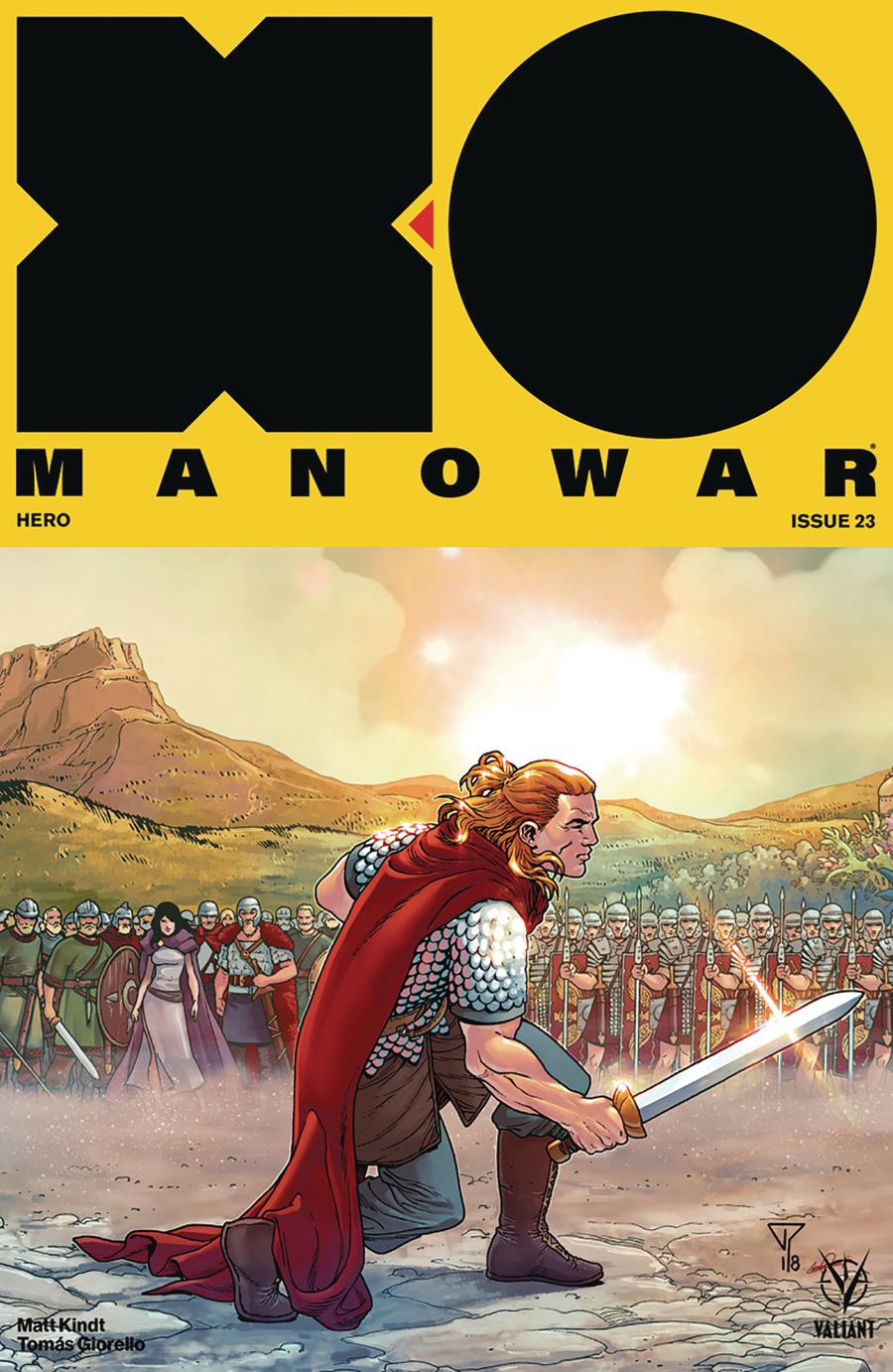 X-O Manowar Vol 4 #23 Cover E Incentive Francis Portela Interlocking Variant Cover