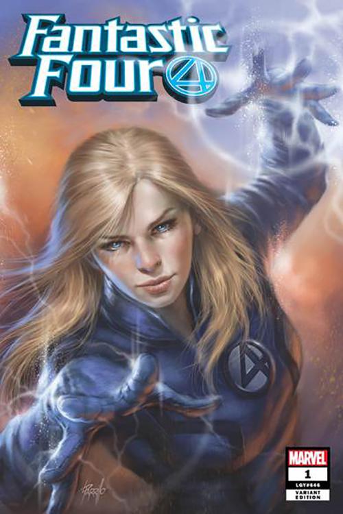 Fantastic Four Vol 6 #1 Cover Z-J DF Comicxposure Exclusive Lucio Parrillo Hero Variant Cover