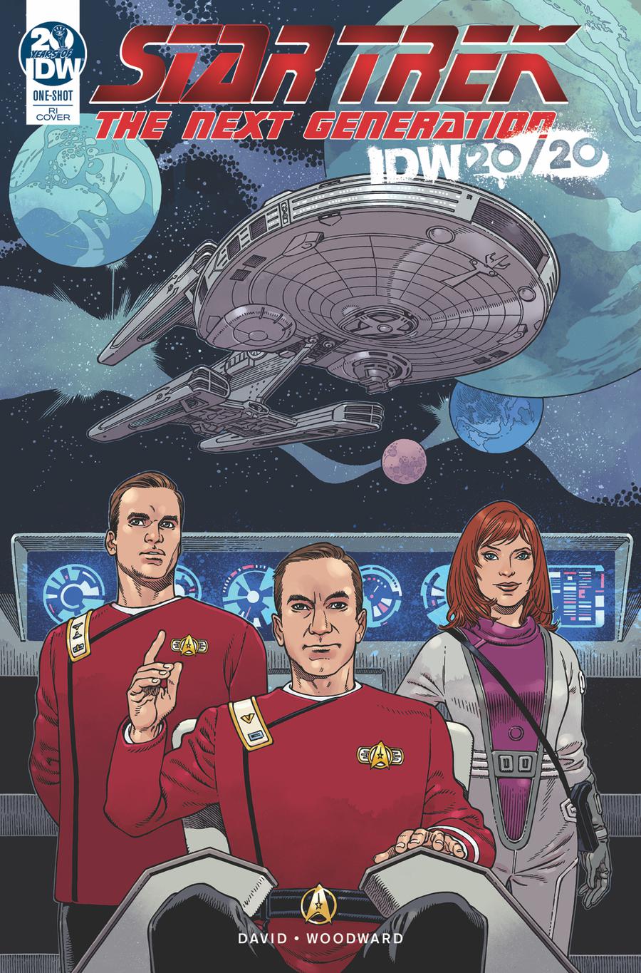 Star Trek The Next Generation IDW 20/20 Cover B Incentive Gabriel Rodriguez Variant Cover