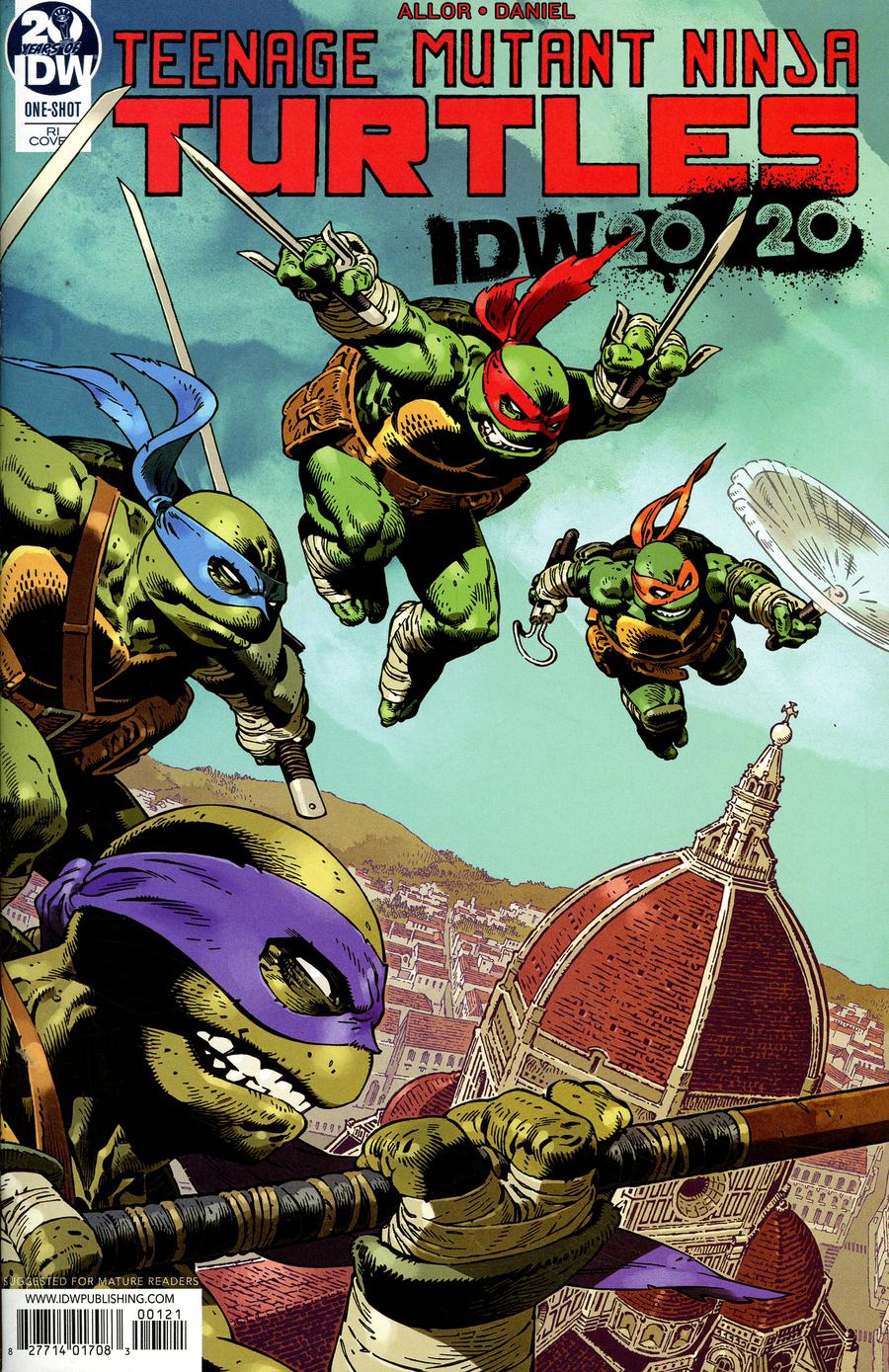 Teenage Mutant Ninja Turtles IDW 20/20 Cover B Incentive Gabriel Rodriguez Variant Cover