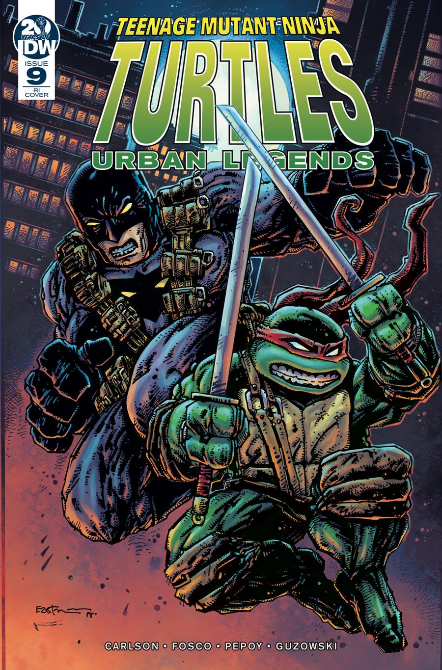 Teenage Mutant Ninja Turtles Urban Legends #9 Cover C Incentive Kevin Eastman Variant Cover