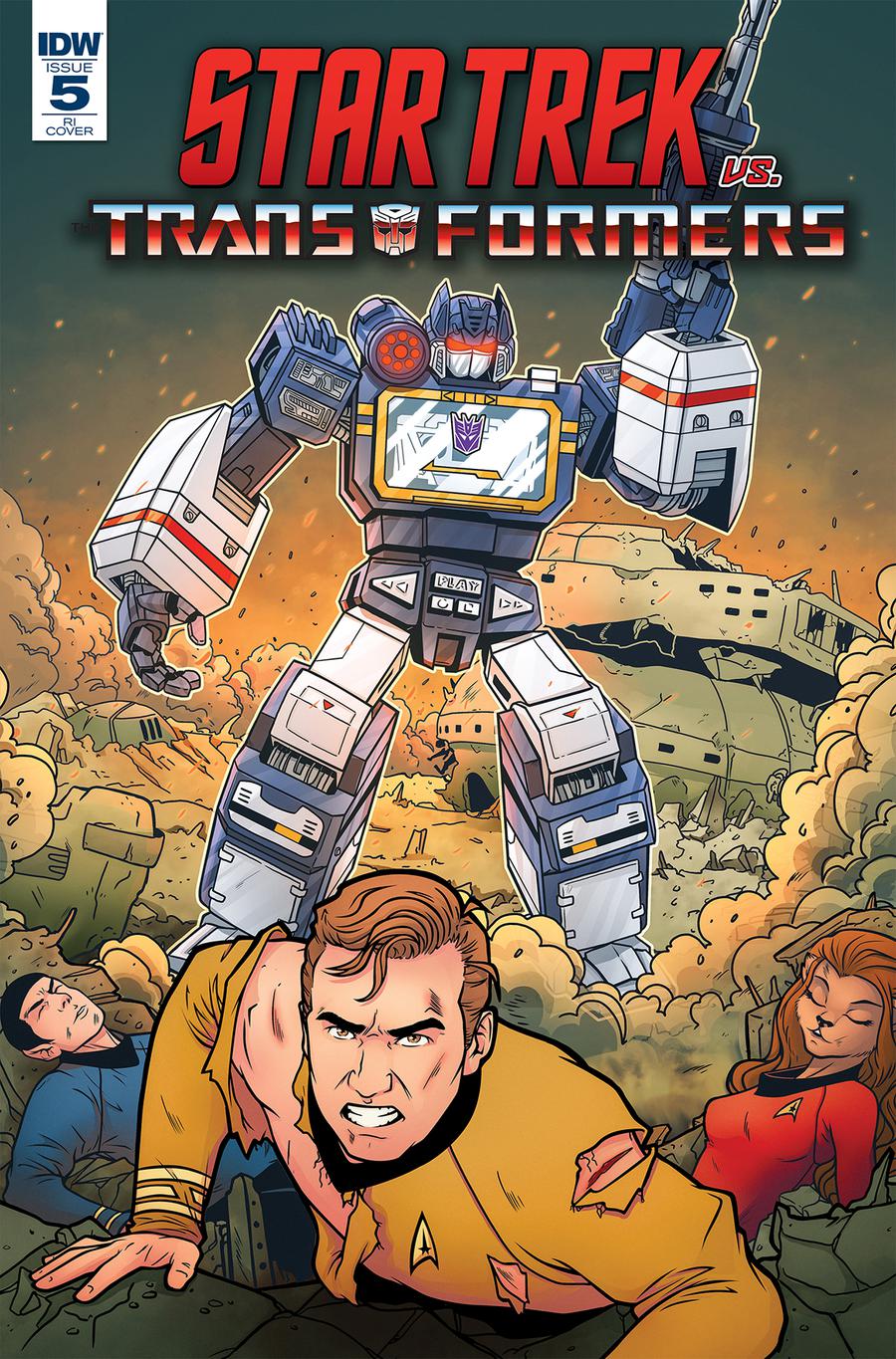 Star Trek vs Transformers #5 Cover C Incentive Chris Panda Variant Cover