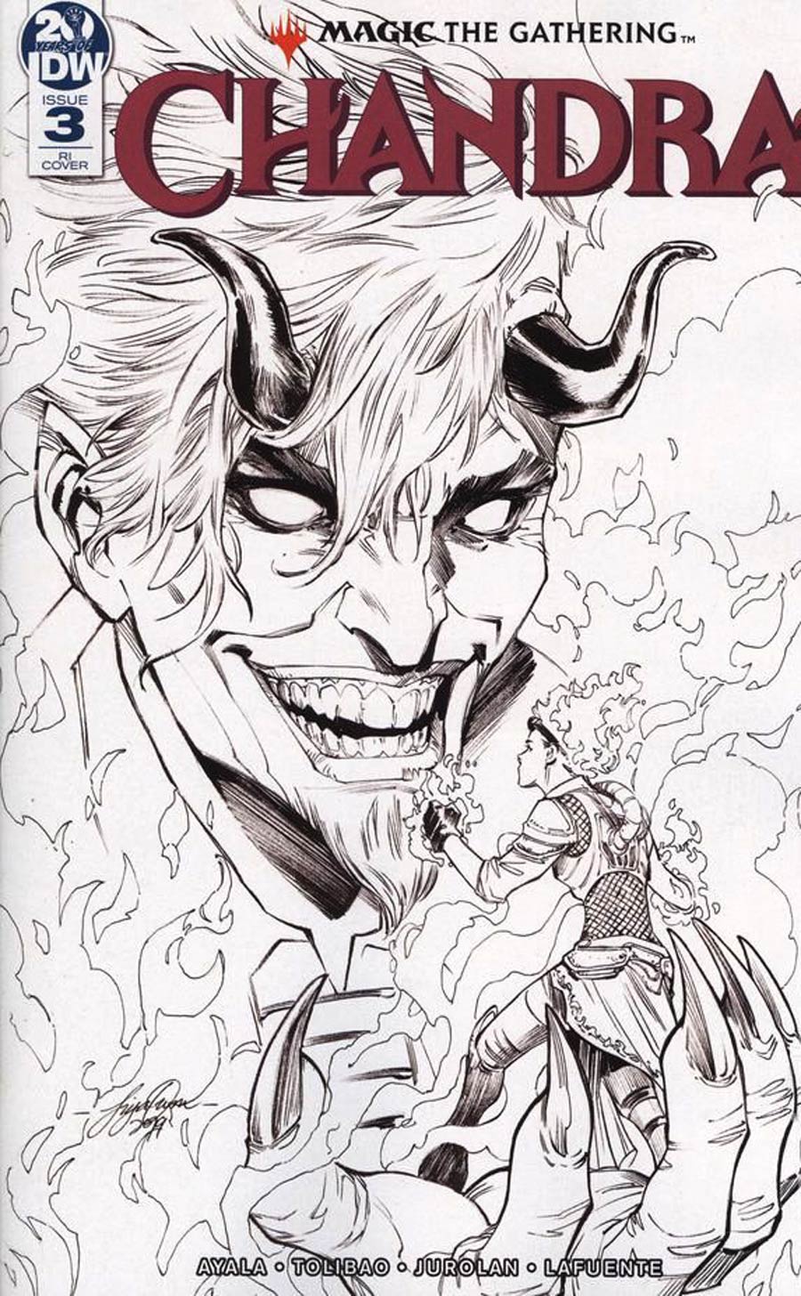 Magic The Gathering Chandra #3 Cover B Incentive Siya Oum Variant Cover