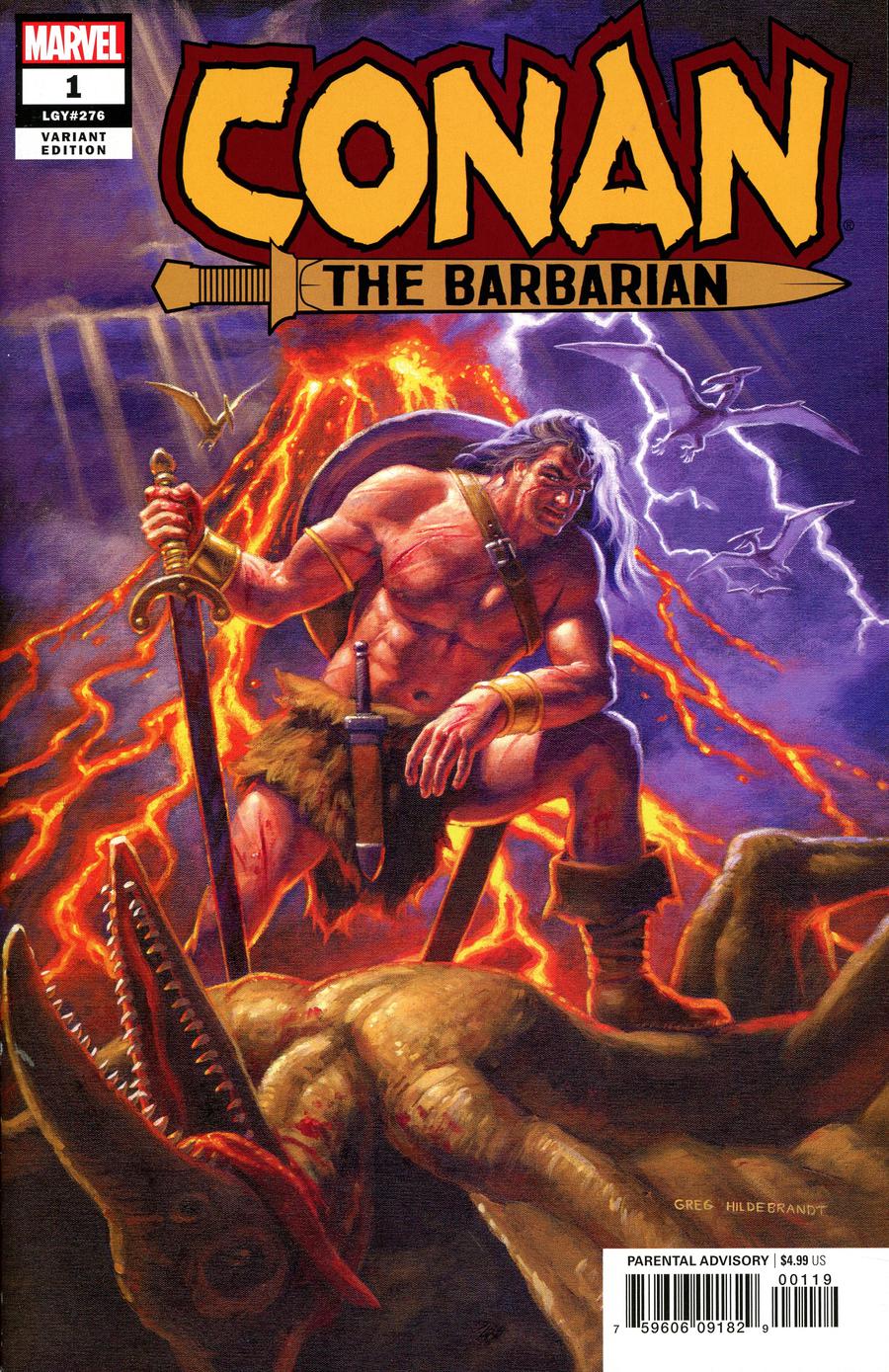 Conan The Barbarian Vol 4 #1 Cover N Incentive Greg Hildebrandt Variant Cover