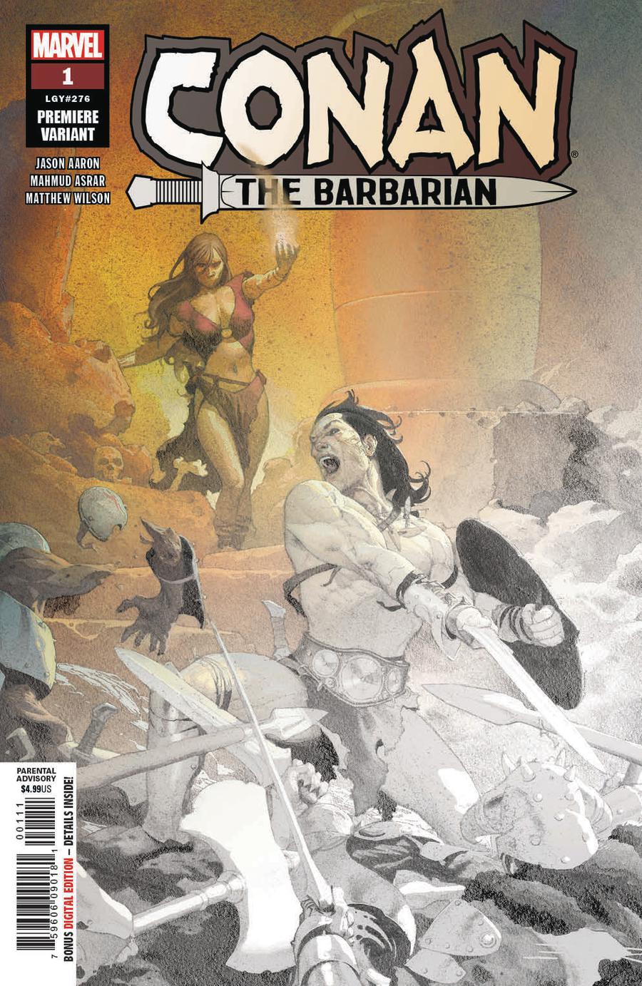 Conan The Barbarian Vol 4 #1 Cover O Incentive Esad Ribic Premiere Variant Cover
