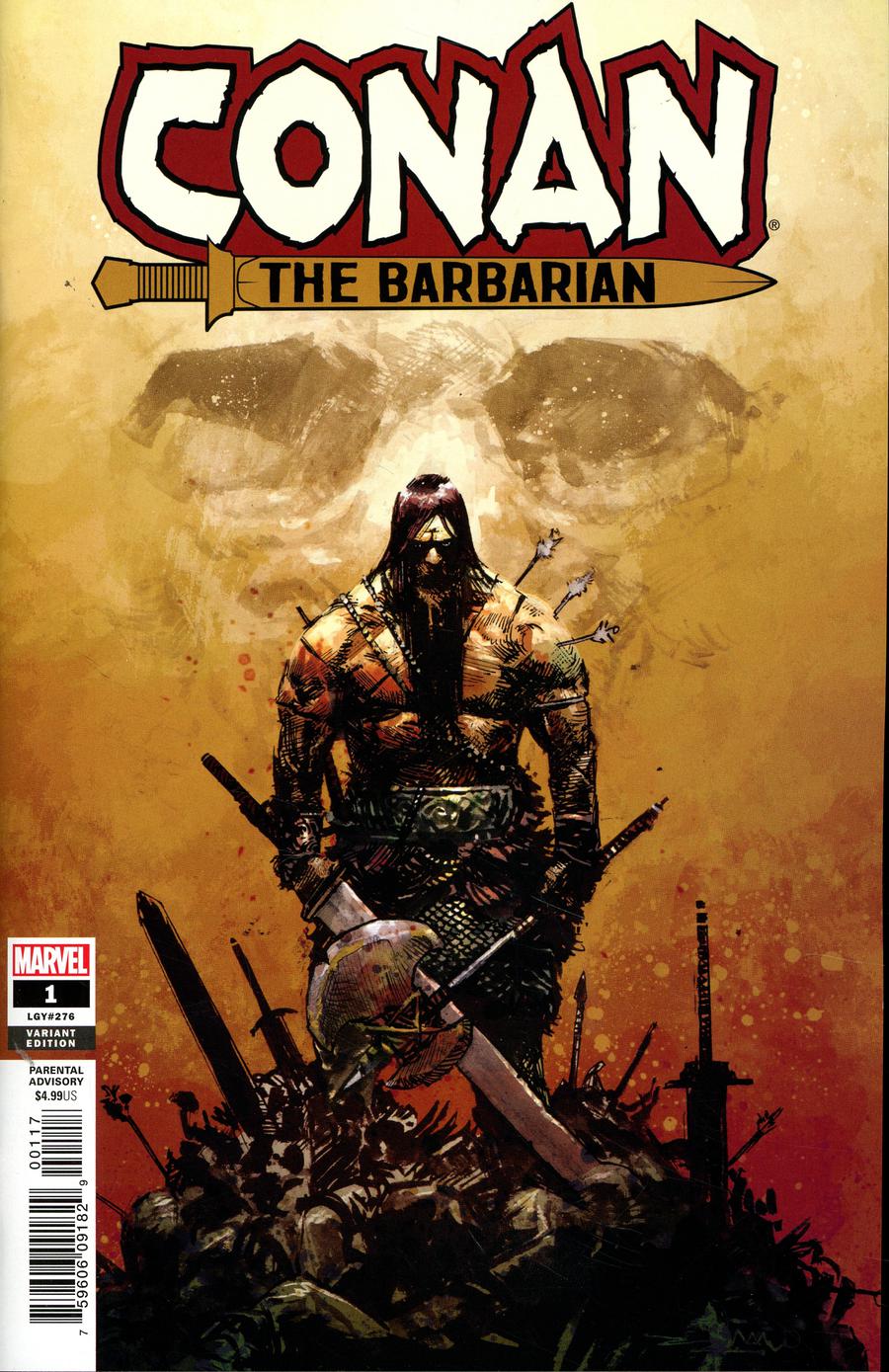 Conan The Barbarian Vol 4 #1 Cover K Incentive Gerardo Zaffino Variant Cover