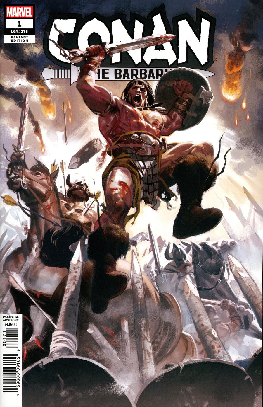 Conan The Barbarian Vol 4 #1 Cover J Incentive Daniel Acuna Variant Cover