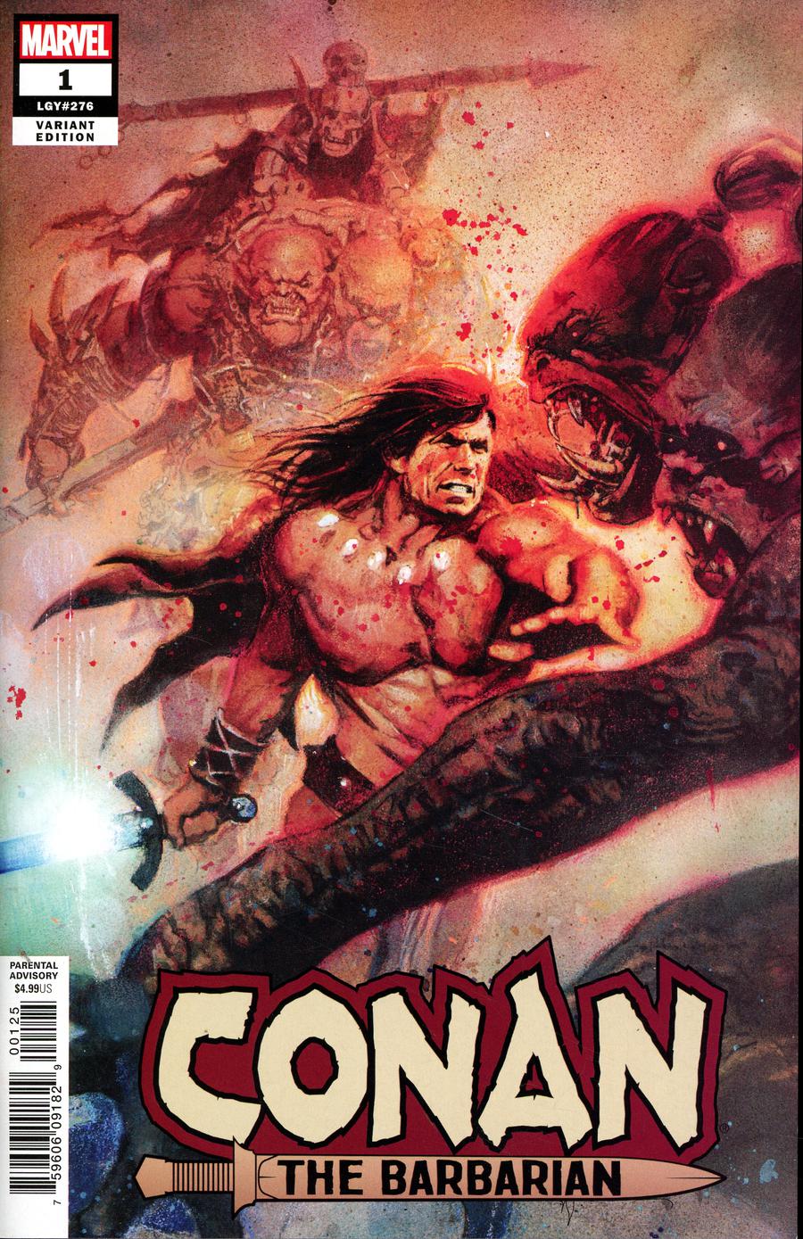 Conan The Barbarian Vol 4 #1 Cover M Incentive Bill Sienkiewicz Variant Cover
