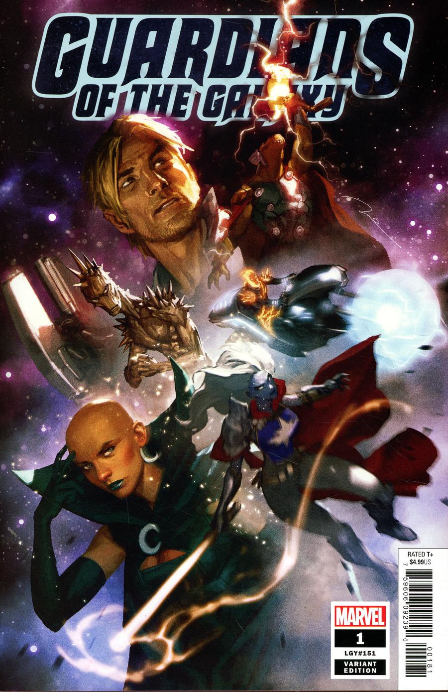 Guardians Of The Galaxy Vol 5 #1 Cover I Incentive Gerald Parel Variant Cover
