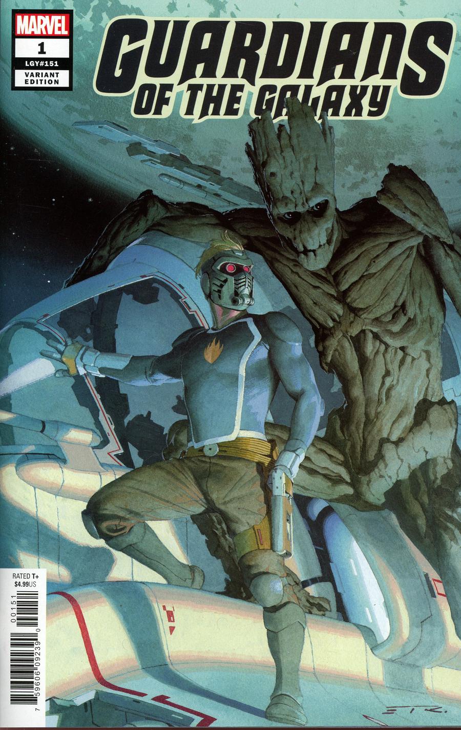 Guardians Of The Galaxy Vol 5 #1 Cover J Incentive Esad Ribic Variant Cover