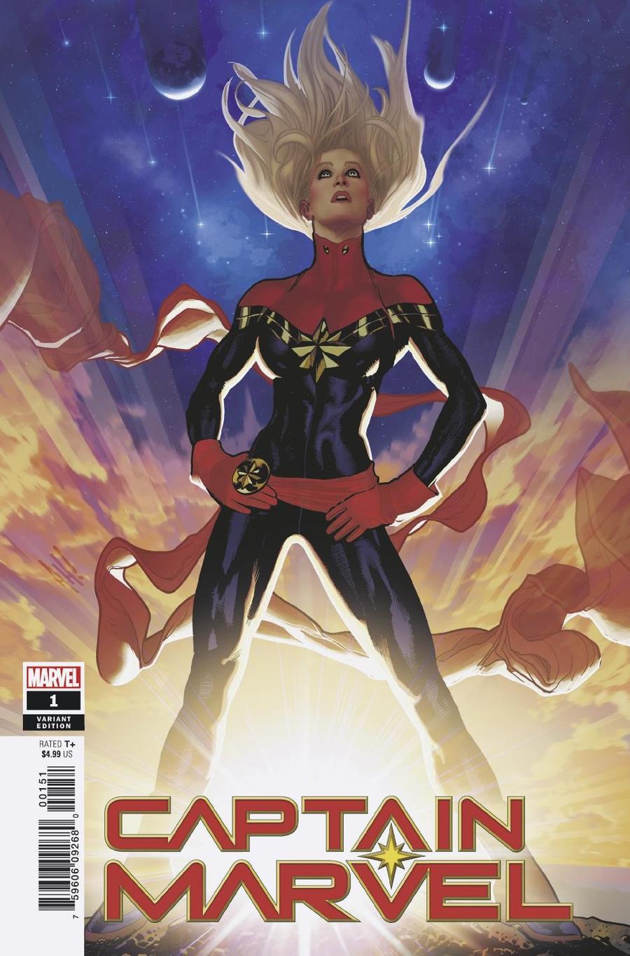Captain Marvel Vol 9 #1 Cover D Incentive Adam Hughes Variant Cover