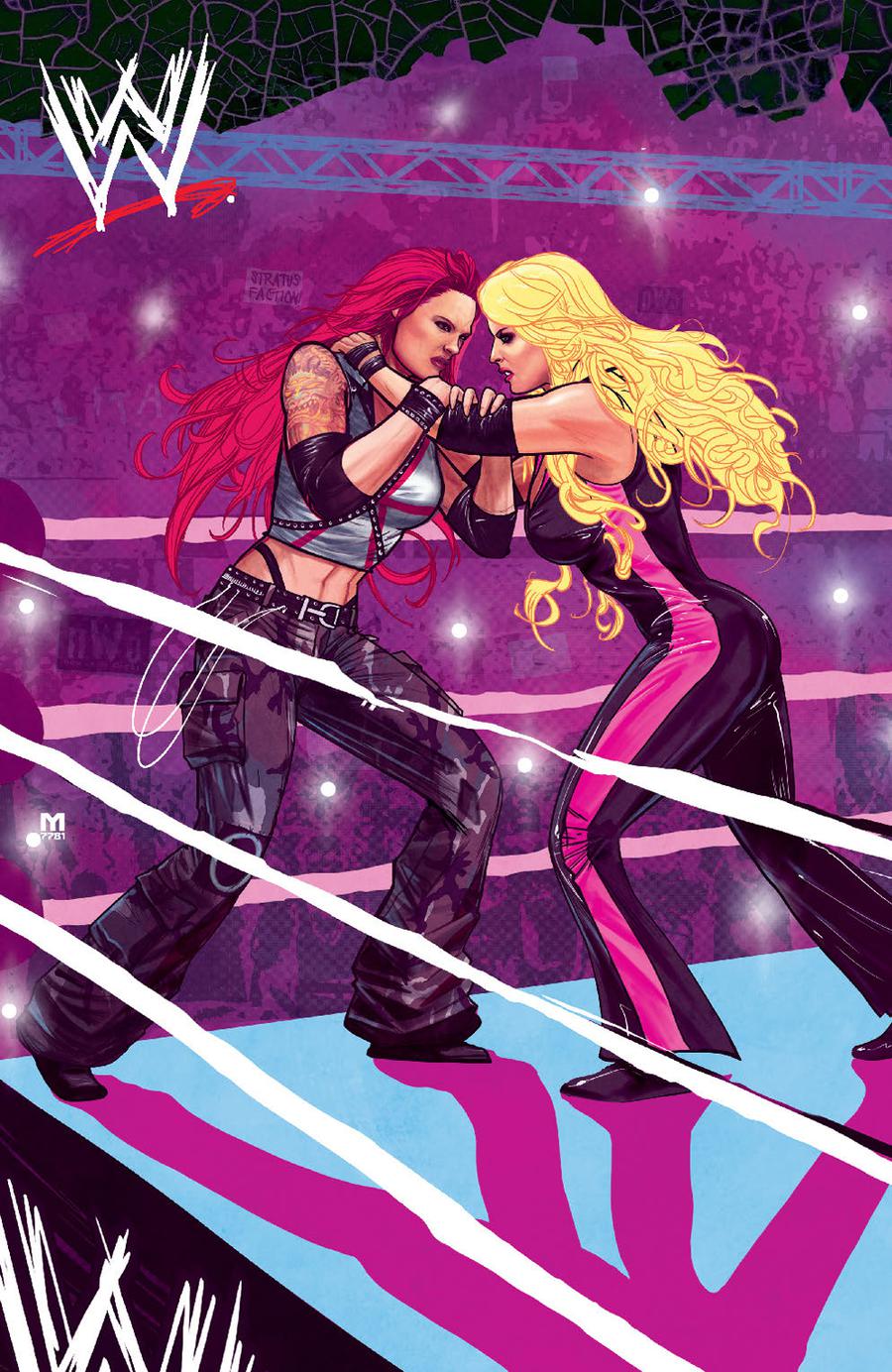 WWE Forever #1 Cover C Incentive Marco DAlfonso Connecting Virgin Variant Cover