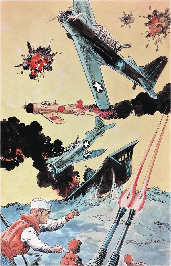 Midway From The Pages Of Combat One Shot Cover B Incentive Russ Heath Variant Cover