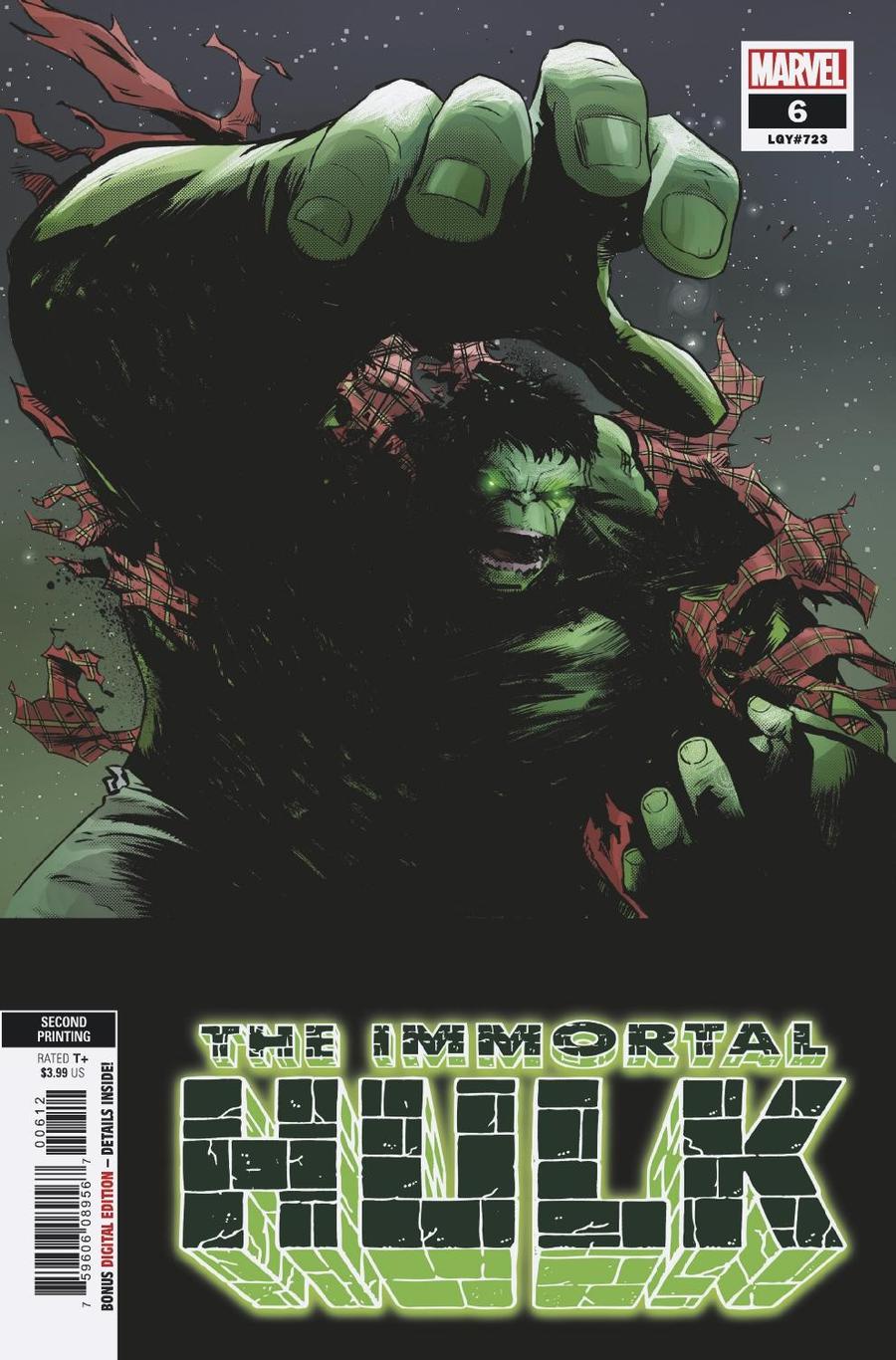 Immortal Hulk #6 Cover C 2nd Ptg Variant Lee Garbett Cover