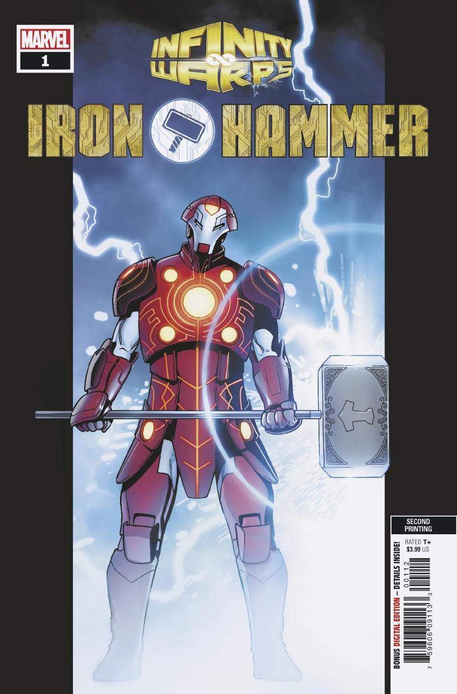 Infinity Wars Iron Hammer #1 Cover D 2nd Ptg Variant Humberto Ramos Cover
