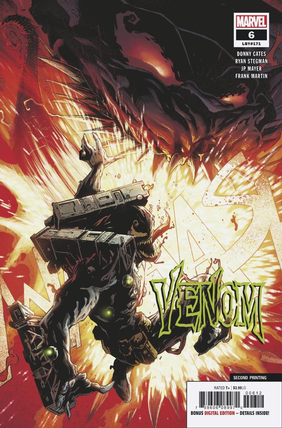 Venom Vol 4 #6 Cover C 2nd Ptg Variant Ryan Stegman Cover