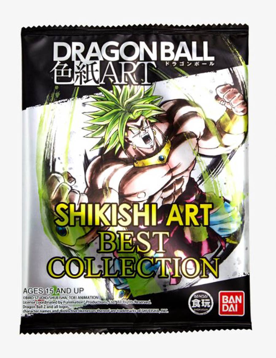 Dragon Ball Shikishi Art Best Collection - Box Of 16 Blind Mystery Packs