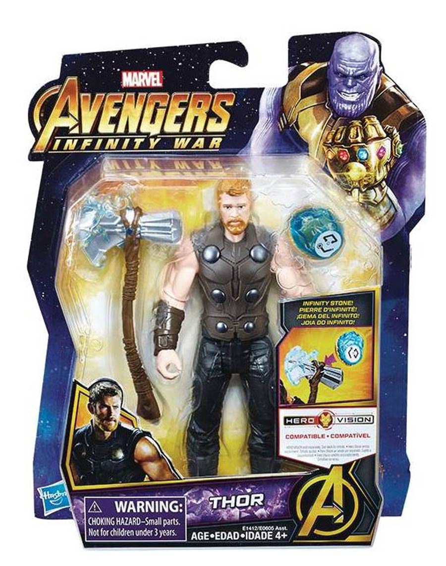 Avengers Infinity War 6-Inch Action Figure With Infinity Stone Assortment 201803 - Thor
