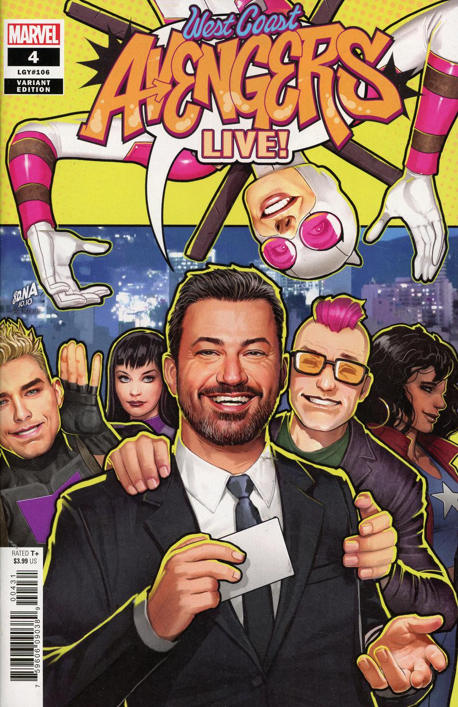 West Coast Avengers Vol 3 #4 Cover C Variant David Nakayama Jimmy Kimmel Cover
