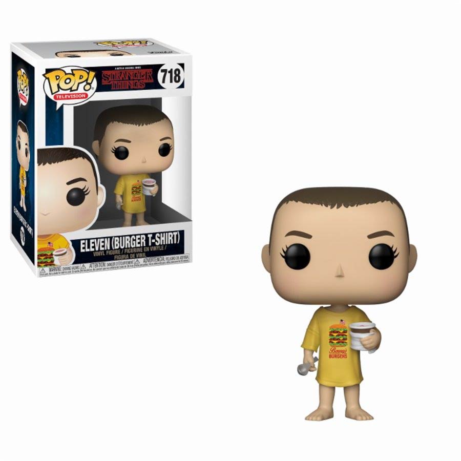 POP Television 718 Stranger Things Eleven Burger T-Shirt Vinyl Figure