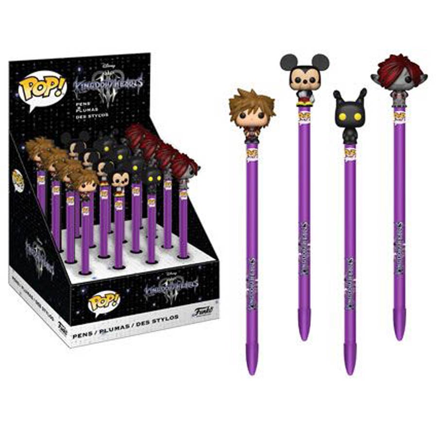 POP Kingdom Hearts III Pen Topper Assortment Of 16 Pens