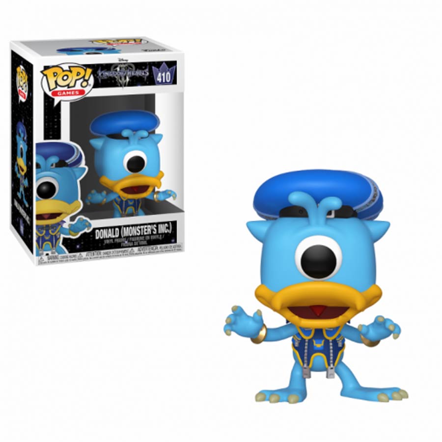 POP Disney 410 Kingdom Hearts III Donald Monsters Inc Vinyl Figure