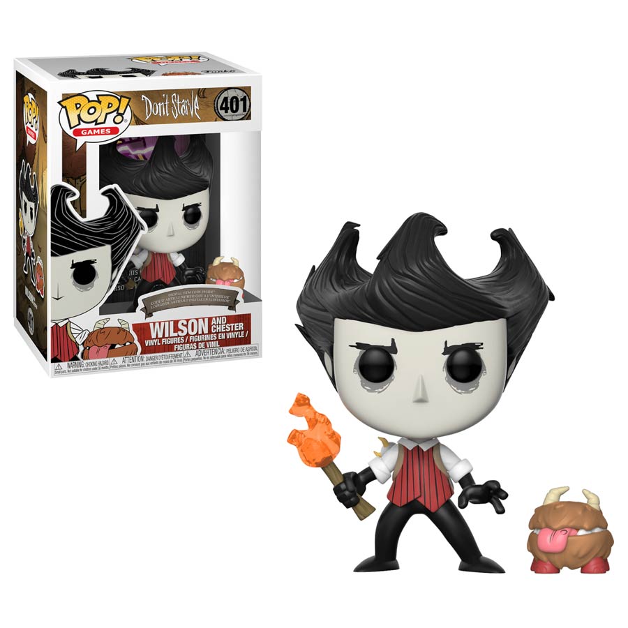 POP Games 401 Dont Starve Wilson With Chester Vinyl Figure