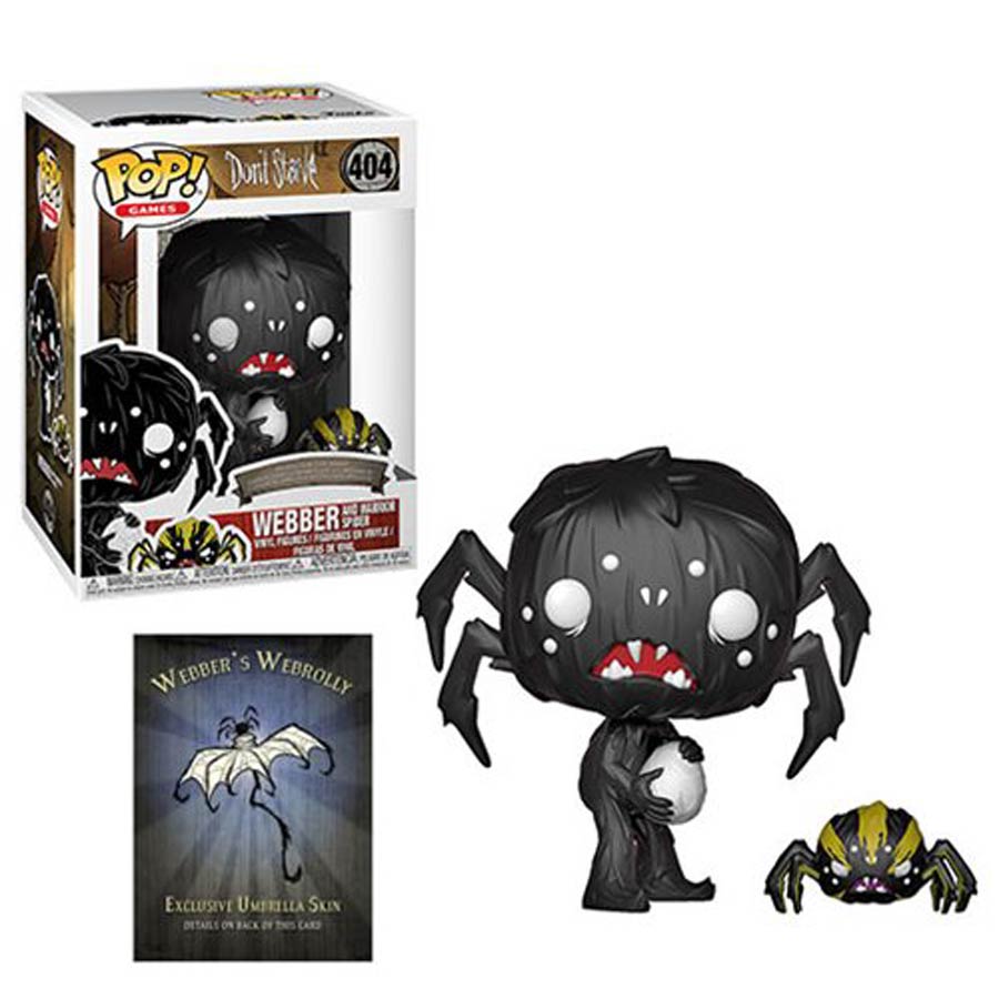 POP Games 404 Dont Starve Webber With Spider Vinyl Figure