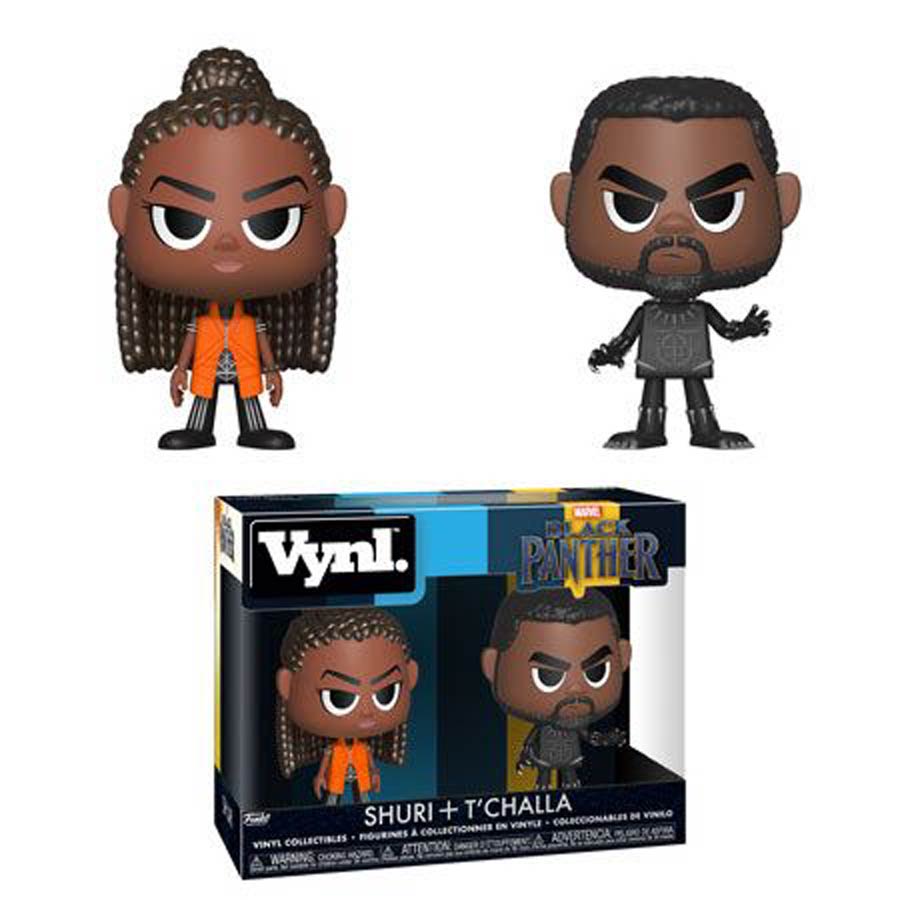 Vynl. Black Panther TChalla And Shuri 2-Pack Vinyl Figure