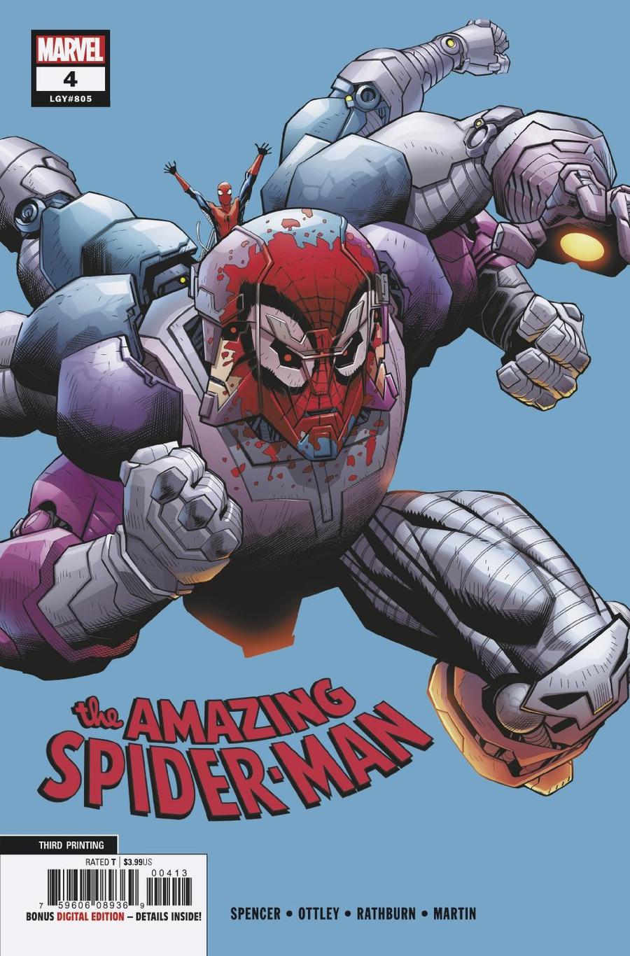 Amazing Spider-Man Vol 5 #4 Cover D 3rd Ptg Variant Ryan Ottley Cover