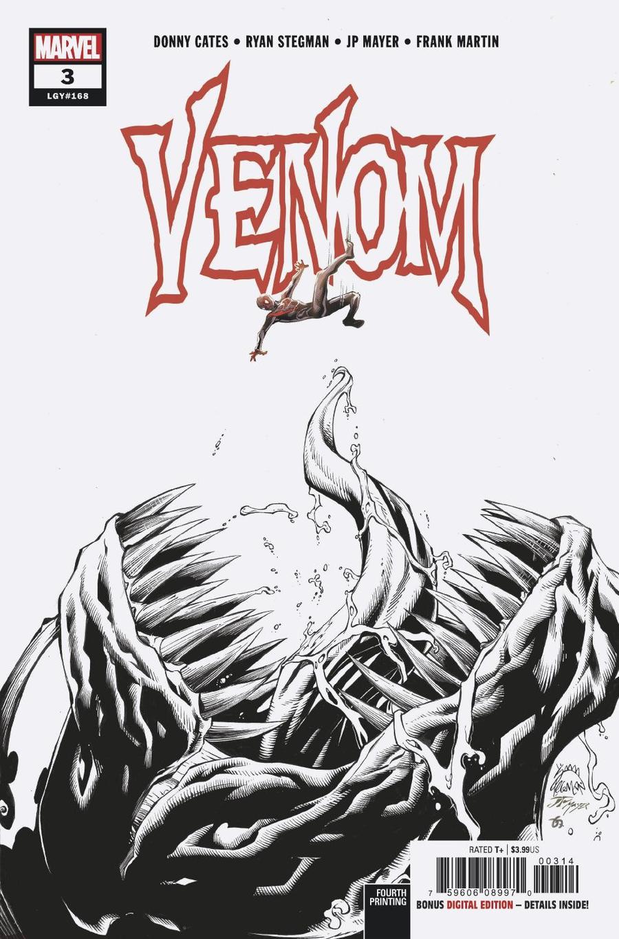 Venom Vol 4 #3 Cover F 4th Ptg Variant Ryan Stegman Cover