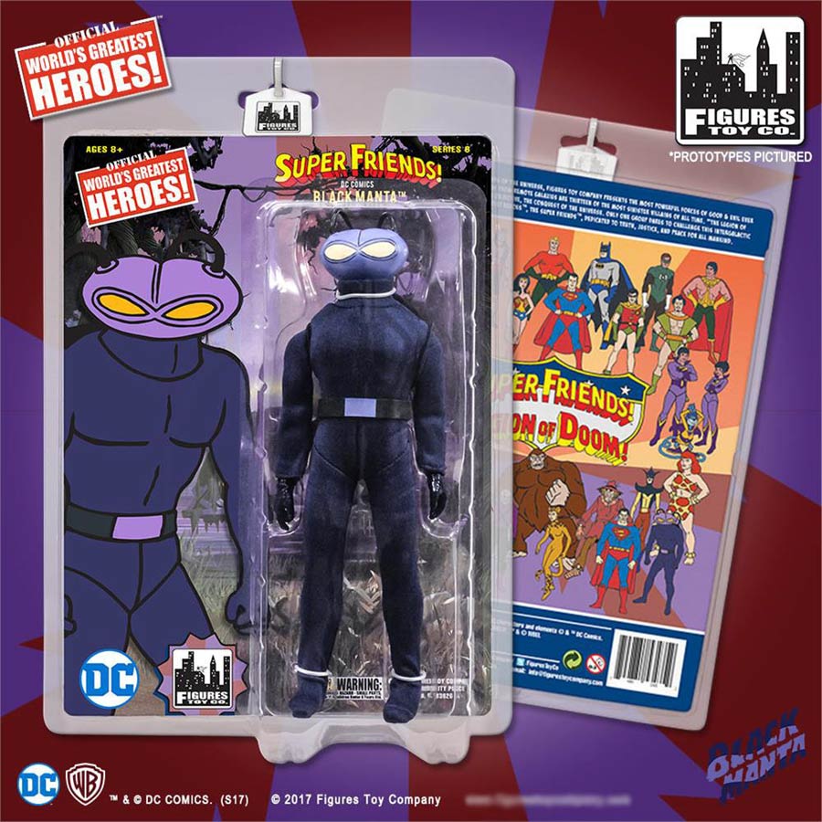 DC Superfriends Best Of Villains Action Figure - Black Manta