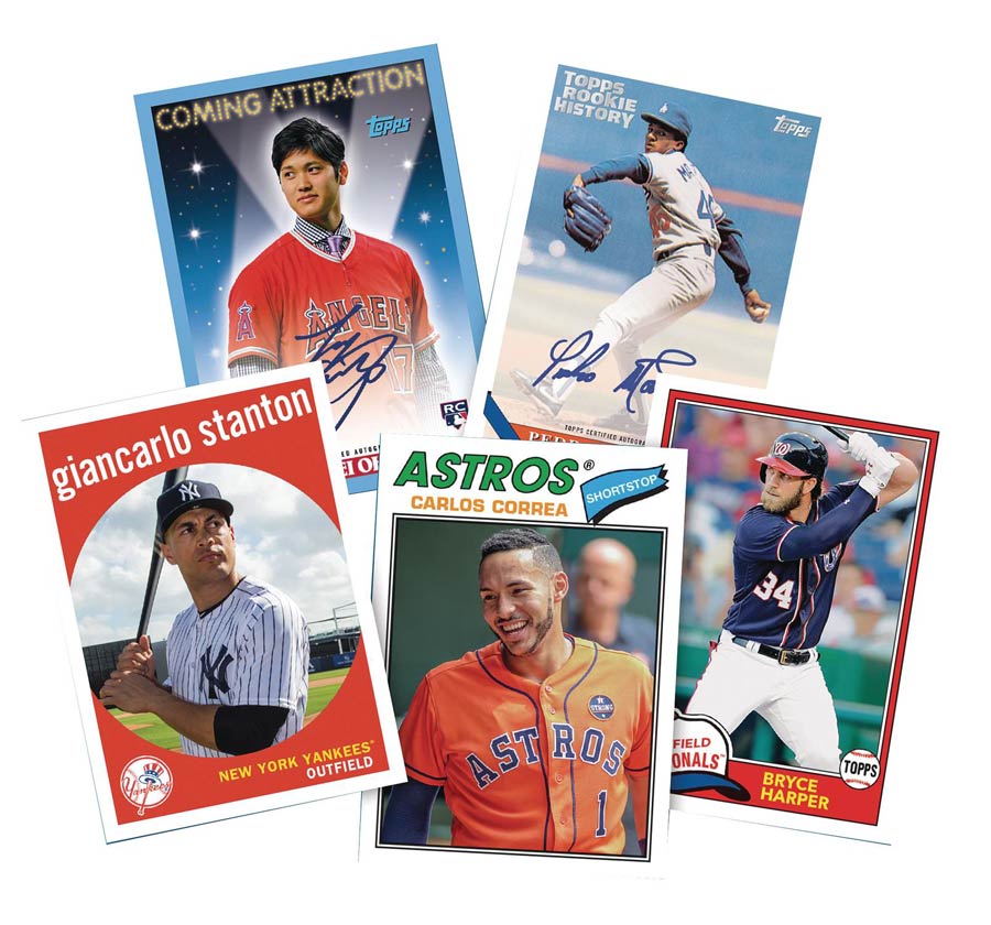 Topps 2018 Archives Baseball Trading Cards Pack