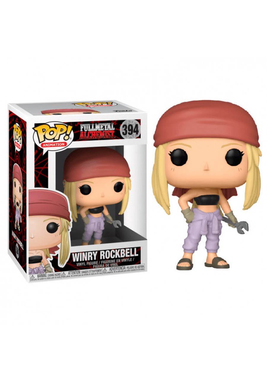 POP Animation 394 Fullmetal Alchemist Winry Rockbell Vinyl Figure