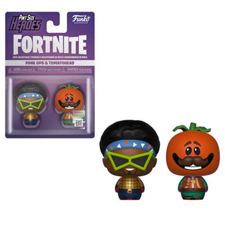 Pint-Size Heroes Fortnite Funk Ops & Tomatohead 2-Pack Vinyl Figure