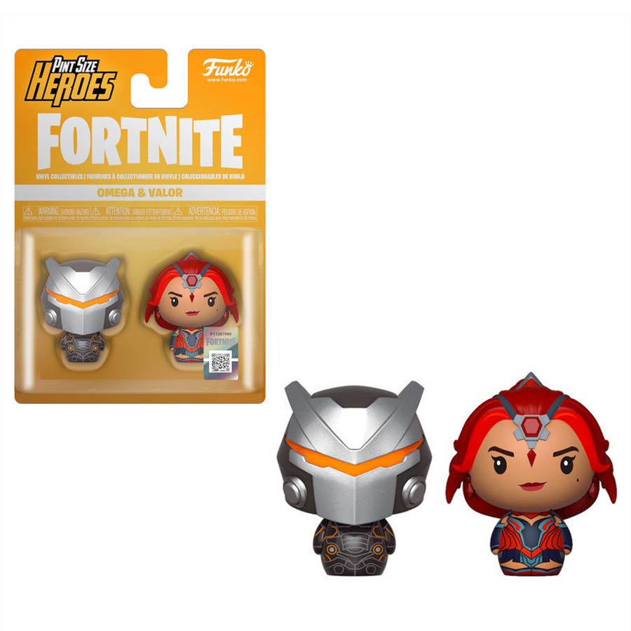 Pint-Size Heroes Fortnite Omega & Valor 2-Pack Vinyl Figure