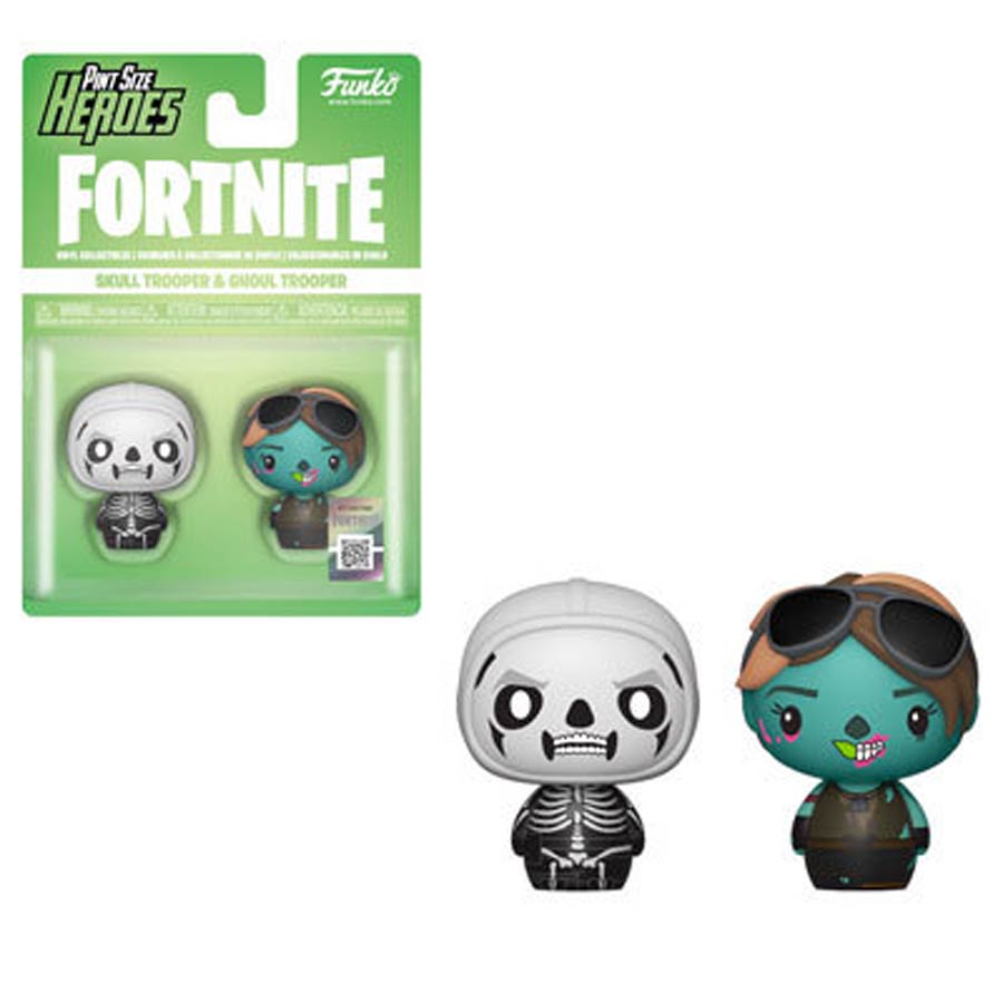 Pint-Size Heroes Fortnite Skull Trooper & Ghoul Trooper 2-Pack Vinyl Figure