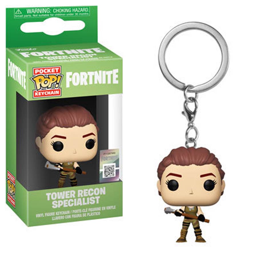 POP Fortnite Tower Recon Specialist Vinyl Pocket Keychain