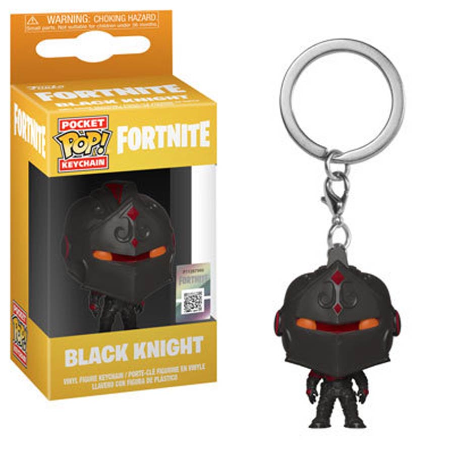 POP Fortnite Black Knight Vinyl Pocket Keychain