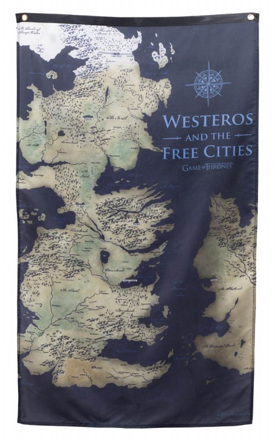 Game Of Thrones Banner - Westeros Map