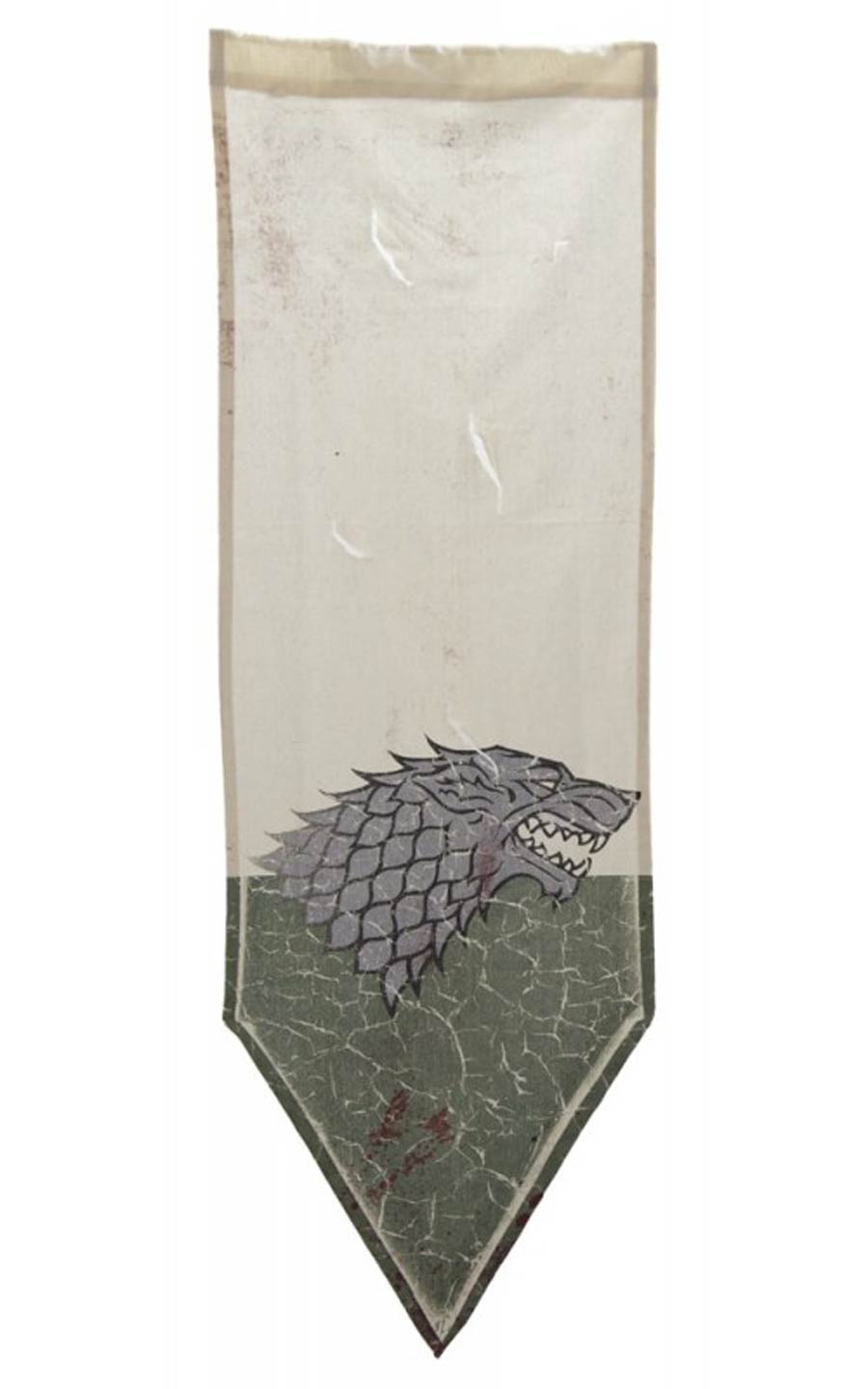 Game Of Thrones Long Battle Worn Banner - Stark