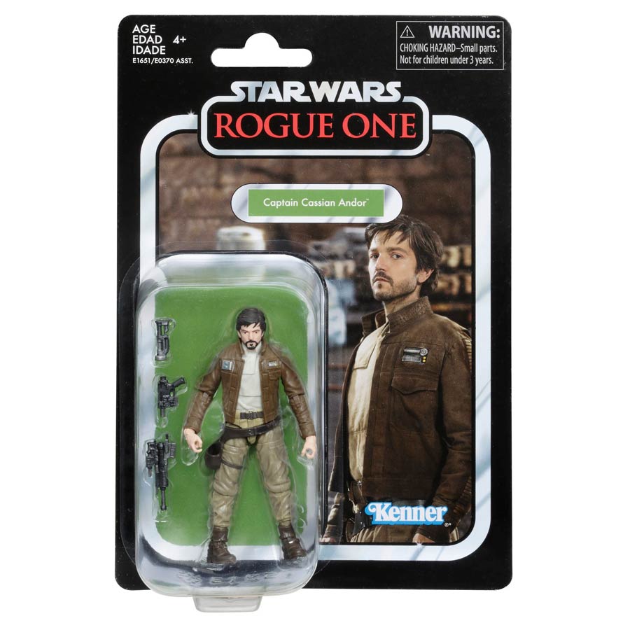 Star Wars Vintage Series 3.75-Inch Action Figure - Captain Cassian Andor