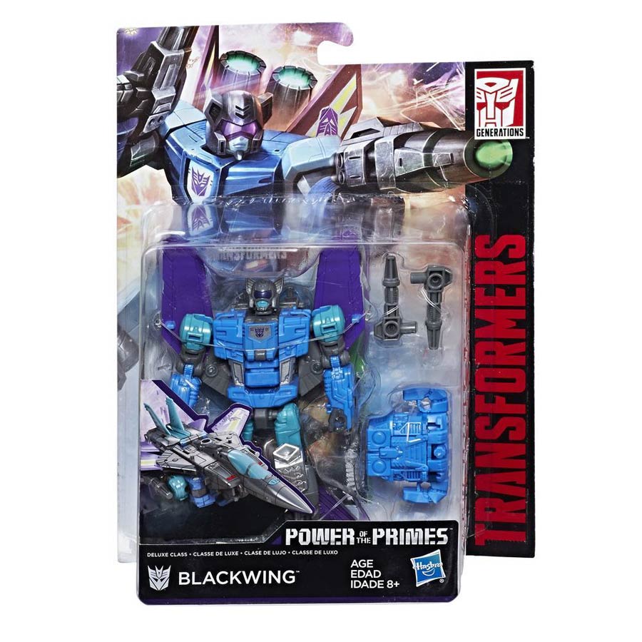Transformers Generations Power Of The Primes Deluxe Class Action Figure - Black Wing