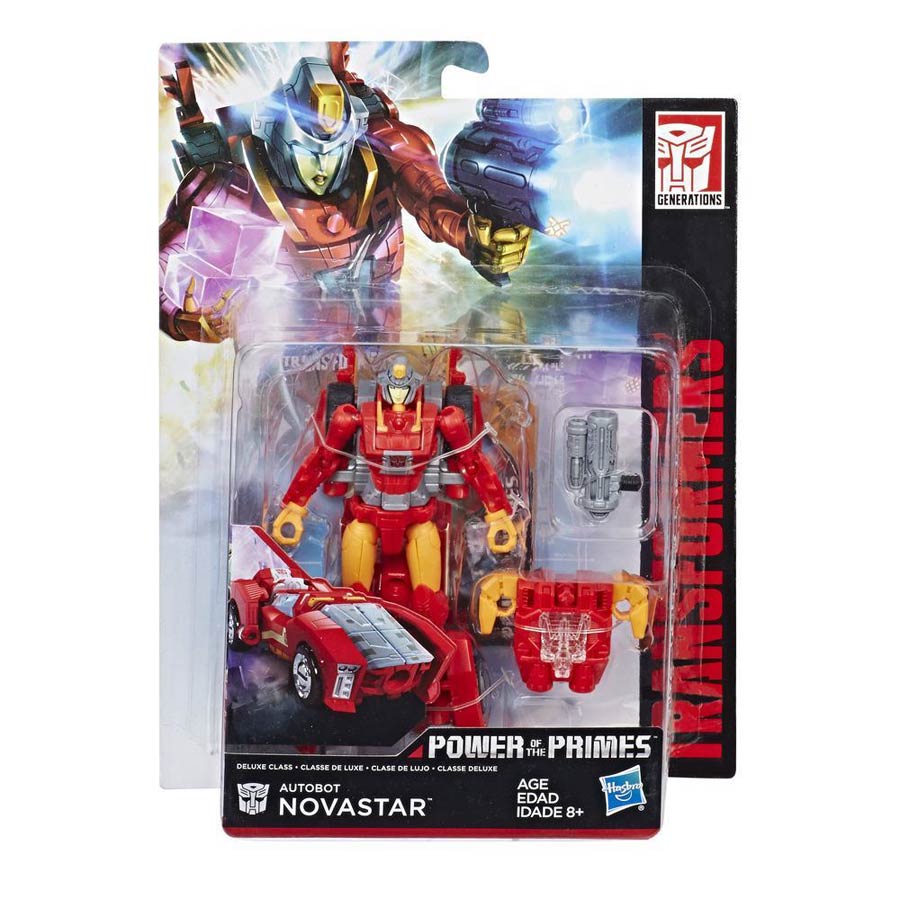 Transformers Generations Power Of The Primes Deluxe Class Action Figure - Autobot Nova Star