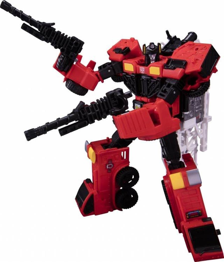 Transformers Generations Power Of The Primes Voyager Series Inferno Action Figure